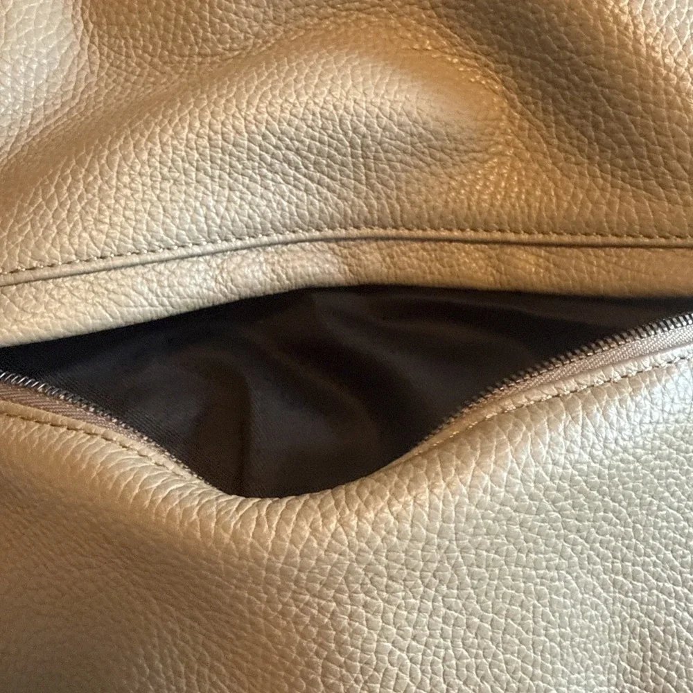 Discord Yohji Yamamoto | Leather Logo Backpack Beige KLDR-0
